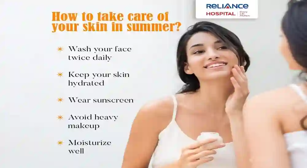 How to Keep up Healthy Skin in Hot Weather